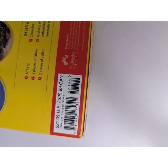 Bob Ross Embroidery Kit 10 Unique Designs Everything Included New in Box - Picture 5 of 5